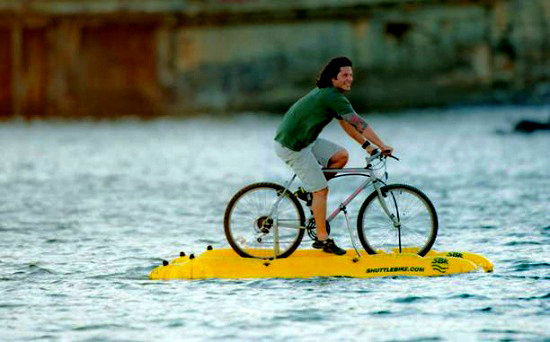 Schiller的设计愿景是能够将任何型号的自行车和水上行走的部件灵活组合，借助人力让自行车穿越大面积水域，甚至穿越海洋。现在Schiller已发起了一个名叫“海岸自行车”的项目，希望能够让自己的设计为更多人所知。