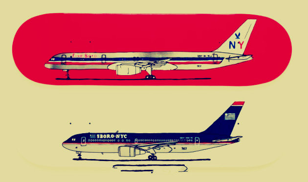 德国汉堡知名艺术家 Stefan Marx日前与滑板&服饰品牌 5BORO NYC 联手打造了5B Airline 系列滑板，从繁华的纽约城汲取灵感，并结合 Marx 独特的视角在滑板上诠释了6个不一样的飞机，分别代表了纽约不同的方面。